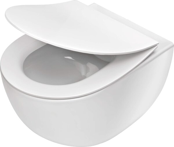 Deante Peonia Zero, függő WC csésze RimFree 51 x 36 cm, fehér, CDE_6ZPW