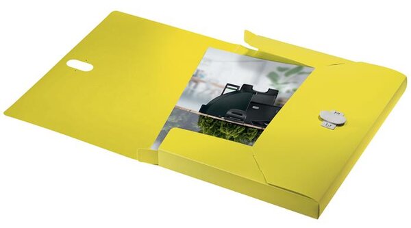 Leitz 46230015 iratrendező mappa 250 lapok Sárga Polipropilén (PP)