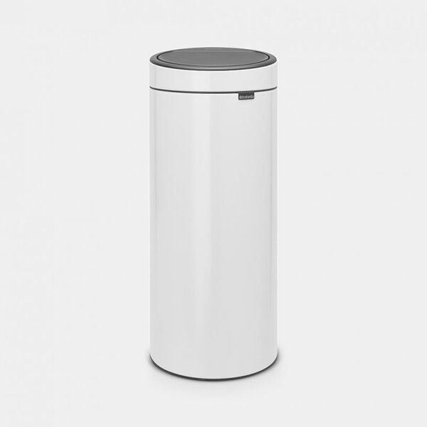 Brabantia Touch Bin New 30 literes érintőfedeles rozsdamentes acél szemetes - Fehér