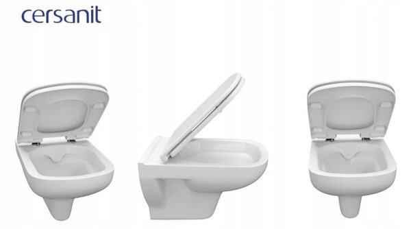 Cersanit COLOR WC-ülőke hőre keményedő / antibakteriális, fehér, K98-0092
