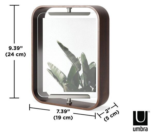 Sötétbarna fa álló képkeret 19x24 cm Bellwood – Umbra