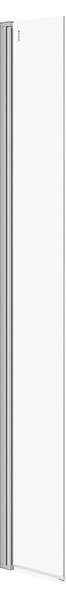 Cersanit Mille, forgatható zuhanykabin 30x200 cm, 8mm átlátszó üveg, króm profil, S161-009