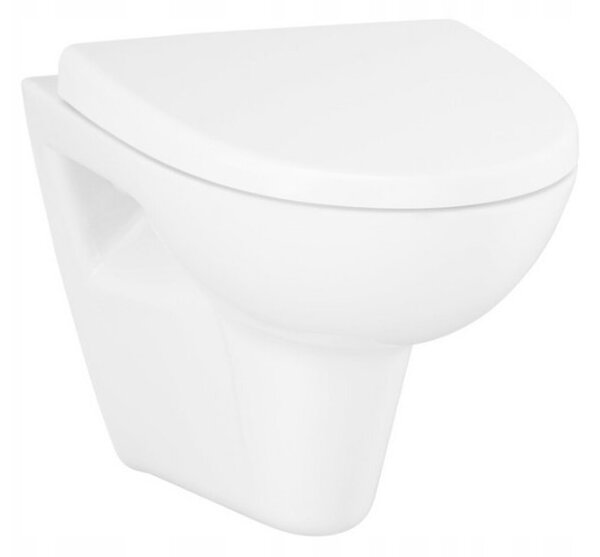 Cersanit Parva CleanOn, függő WC csésze ülőke nélkül, fehér, K27-061