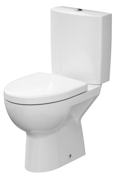 Cersanit PARVA - WC kombi + antibakteriális ülőke, függőleges hulladék, K27-003