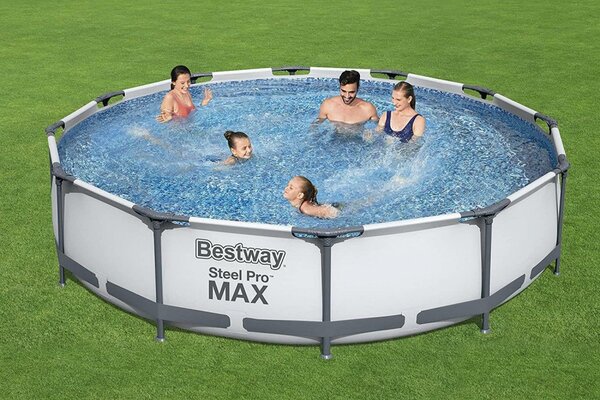 Bestway Steel Pro Max Fémvázas Medence Vízforgatóval 366x76cm