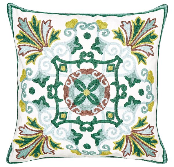 2 db díszpárna ELANITE Pamut 45 x 45 cm Zöld Keleti mintás
