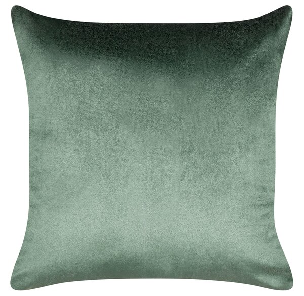 2 db díszpárna ECLIPTA 45 x 45 cm Zöld Egyszínű