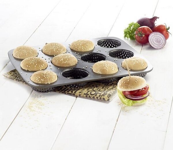Hamburgerzsemle sütőforma 12 - Mini