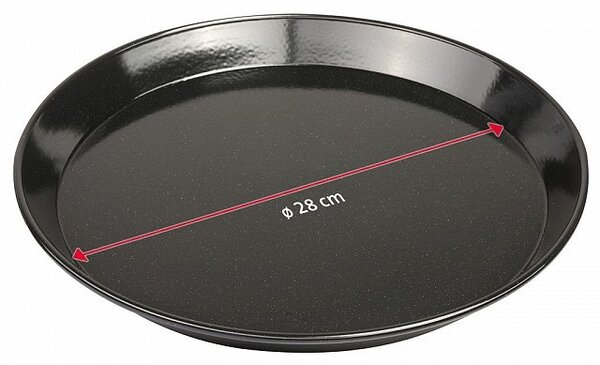 Pizza sütőlap - zománcos 28 cm