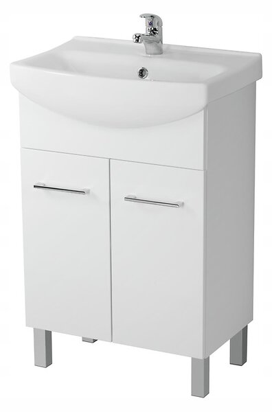 Cersanit Olivia, mosdószekrény 52 cm, fehér fényes, S543-003-DSM