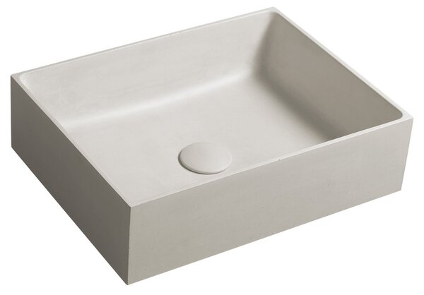 Sapho Sapho, FORMIGO beton munkalap mosogató, 47,5x36,5 cm, homok, FG114