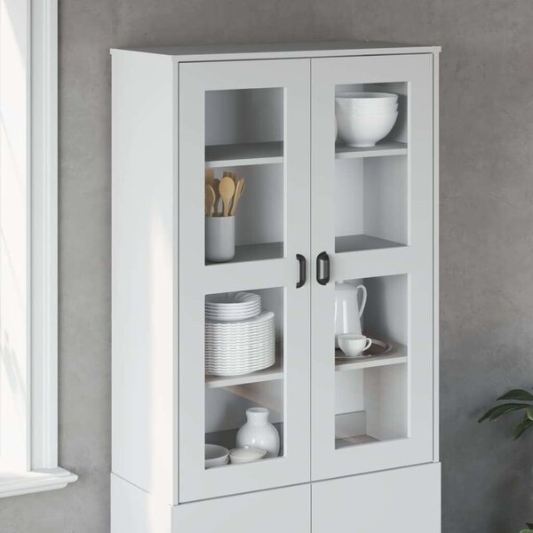 VidaXL VIKEN Fehér Tálalószekrény Felső Elem - 80x35x110 cm