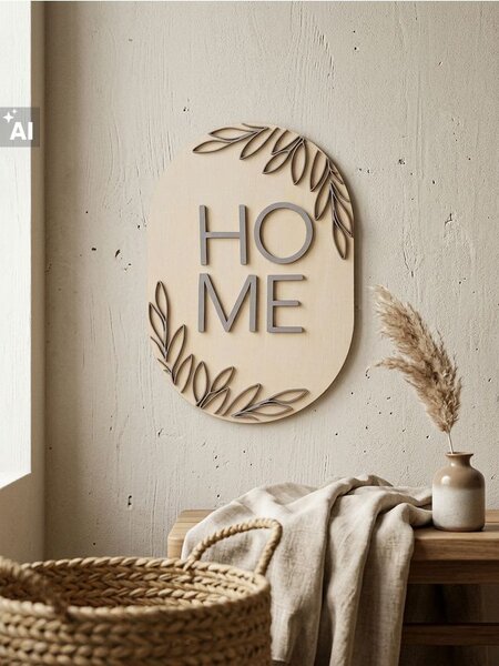 Sinsay - Akasztható dekoráció Home felirattal - többszínű