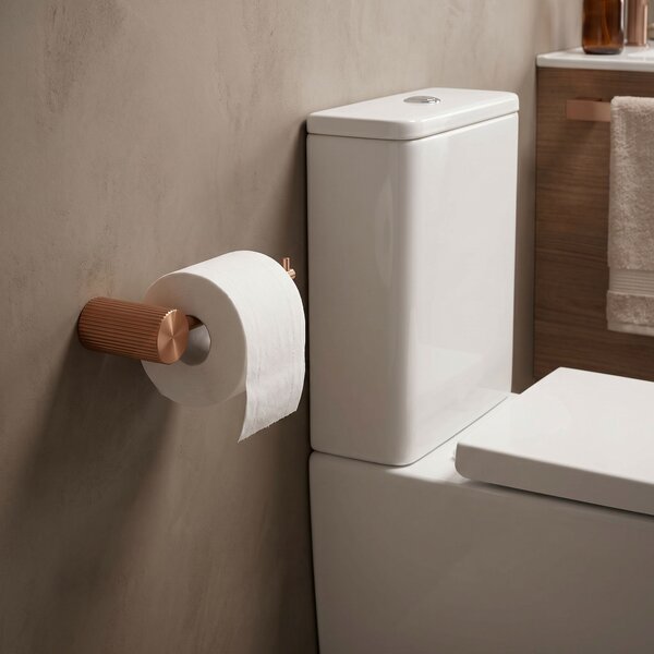 Falra szerelhető wc papír tartó 64105 SOLO Brush Copper