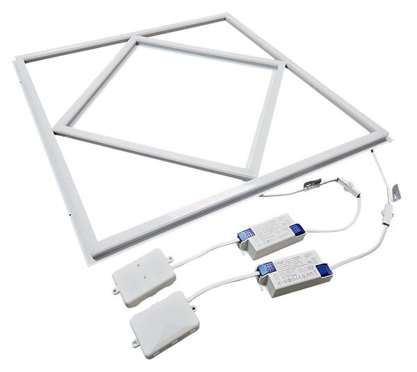 V-TAC 64W 60x60cm Gyémánt élvilágító panel, hideg fehér - SKU 24168