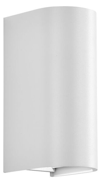 V-TAC kültéri, kétirányú félkör 10W fehér fali LED lámpa, CCT - SKU 24348