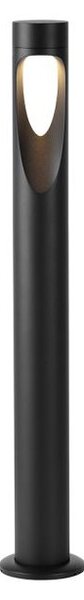 V-TAC CREE SMD LED kültéri, 6W henger állólámpa, 80cm, fekete házzal, meleg fehér - SKU 243526