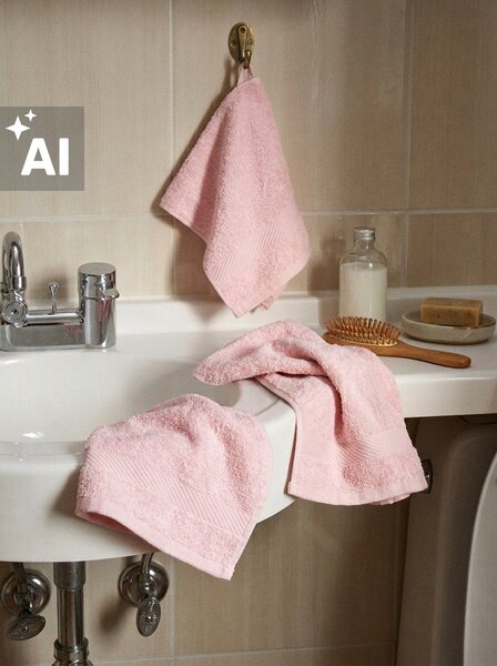 Sinsay - Kéztörlő készlet 3 pack - pasztellpink