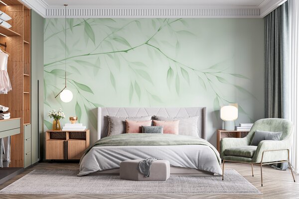 Fotótapéta Egy faág, Természet fotótapéta, Fotótapéta természet levelek, w05682v3 : Uwalls.hu