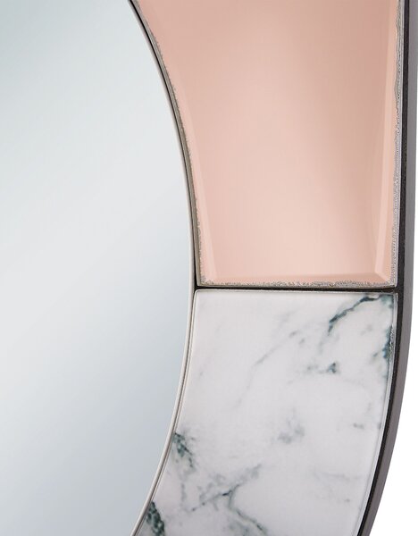 Falitükör RETY 50 cm 65 cm Kő Rose gold
