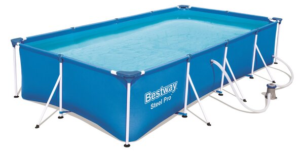 Bestway Steel Pro medence4,00 x 2,11 x 0,81 m 56424 + szűrőbetétes szűrés