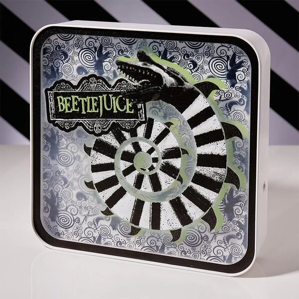 Numskull Beetlejuice Perspex Akril LED asztali lámpa - Mintás