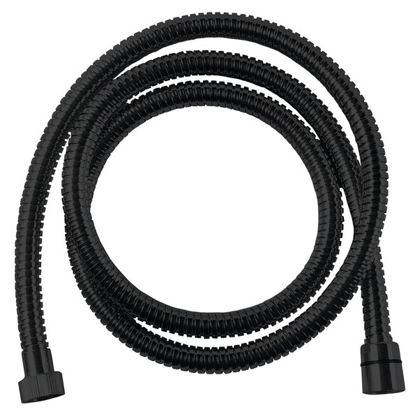 Sapho Sapho, POWERFLEX fém zuhanycső, 150cm, fekete matt, FLEX150B