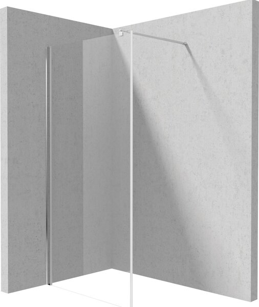 Deante Kerria Plus, Walk-in zuhany paraván 100cm, magasság 200cm, 6mm átlátszó üveg ActiveCoverrel, króm profil, KTS_030P