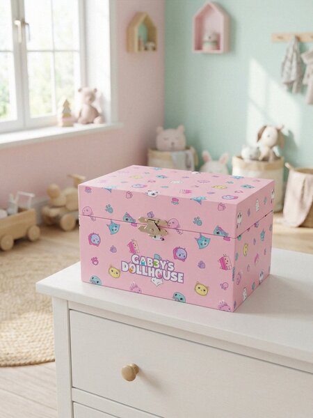 Sinsay - Zenélő ékszerdoboz Gabby’s Dollhouse - rózsaszín