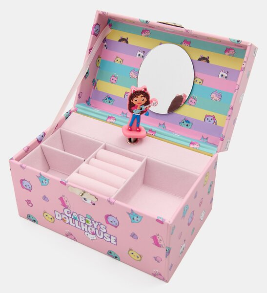 Sinsay - Zenélő ékszerdoboz Gabby’s Dollhouse - rózsaszín