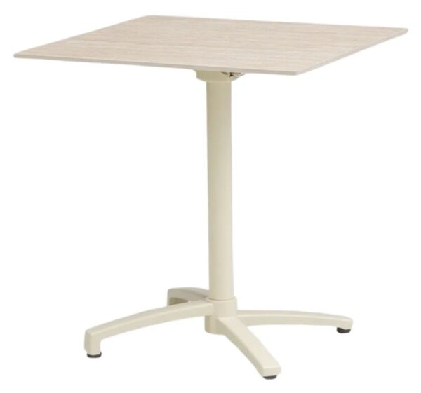 Thea Plus lehajtható asztal 70x70cm travertin