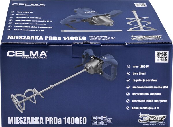 CELMA MIXER PRDa 140 GEO 1200W 2-SPEED
