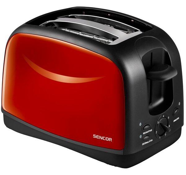 SENCOR STS 2652RD Kenyérpirító, 2 szeletes, 850W, Piros