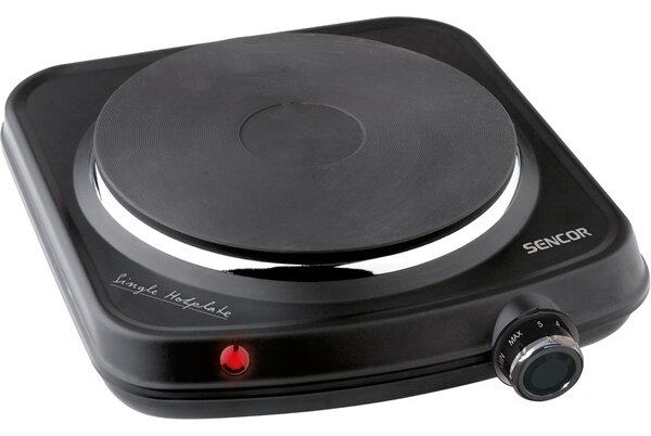 SENCOR SCP 1504BK-EUE4 Elektromos főzőlap, 18cm, 1500W, Fekete