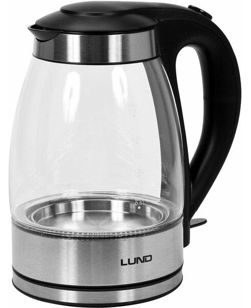 Elektromos vízforraló Lund 68172 2200 W 1,8 l átlátszó