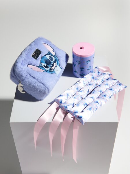 Sinsay - Kozmetikai rendező Stitch - halványkék