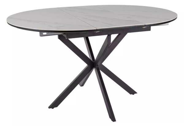 Gaston bővíthető kerámia étkezőasztal fehér 100-135cm