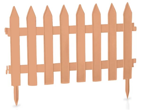 Prosperplast GARDEN CLASSIC kerítés 35cm x 3,2 m terrakotta