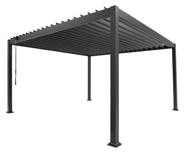 Alumínium bioklimatikus pergola lamellákkal 4 x 3 M