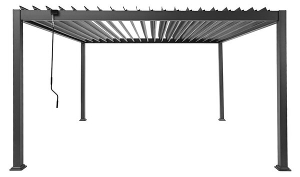 Alumínium bioklimatikus pergola lamellákkal 4 x 3 M