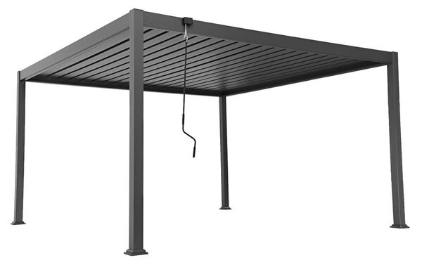 Alumínium bioklimatikus pergola lamellákkal 4 x 3 M