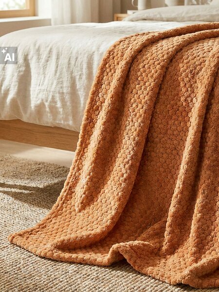 Sinsay - Takaró dombornyomott mintával - világos szürke