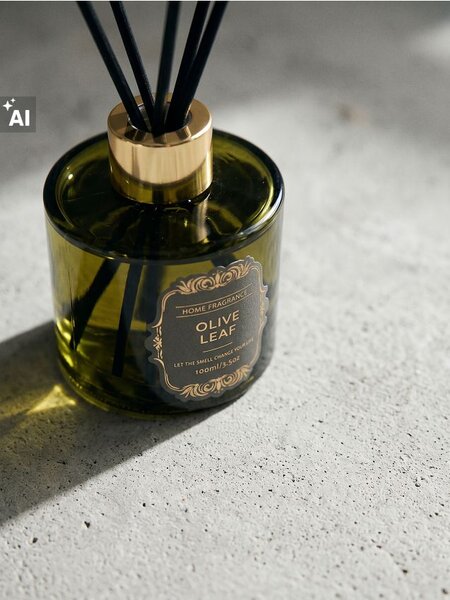 Sinsay - Illatosító diffúzor pálcikákkal Olive Leaf - sötétzöld
