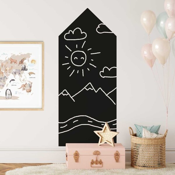 Házikó krétatábla L: 50*120 cm