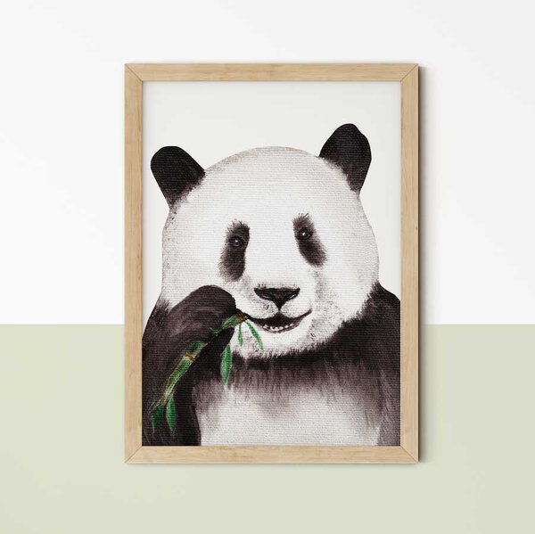 Panda I. gyerekszobai falikép A4 (21x30 cm)