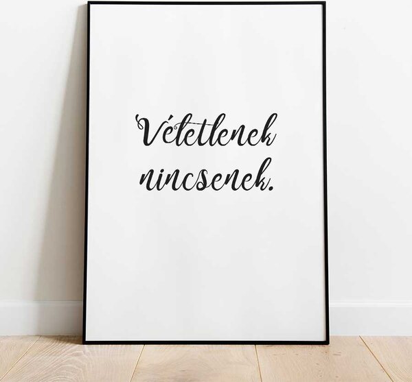 Motivációs poszter: Véletlenek nincsenek. A5 (15x21 cm)