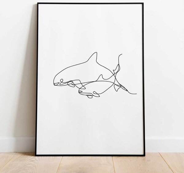 Veszélyeztetett állatok: kaliforniai disznódelfin A5 (15x21 cm)