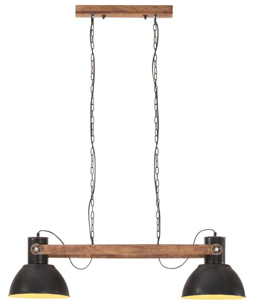Fekete ipari függőlámpa 25 W 109 cm E27