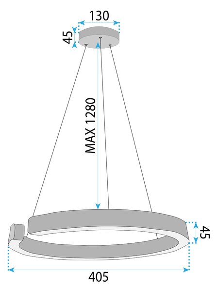 LED Lámpa LHJ052-CP1 C BRUSH GOLD
