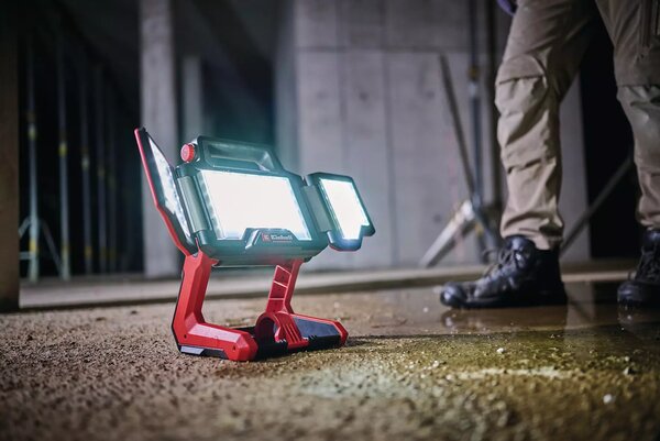 Einhell TP-CL 18/3000 Li - Solo Akkus LED Reflektor - Piros / Fekete (Akku és Töltő nélkül)